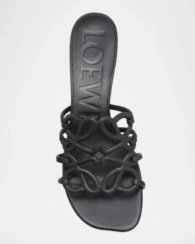 Loewe x Paula 's Ibiza Petal Anagram Leather Caged Mule Sandals | Thumbnail 6 Loewe x Paula 's Ibiza Petal Anagram Leather Caged Mule Sandals | Thumbnail 6