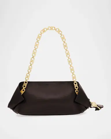 Ferragamo Scarf Smooth Leather Gancio Shoulder Bag | Thumbnail 3 Ferragamo Scarf Smooth Leather Gancio Shoulder Bag | Thumbnail 3
