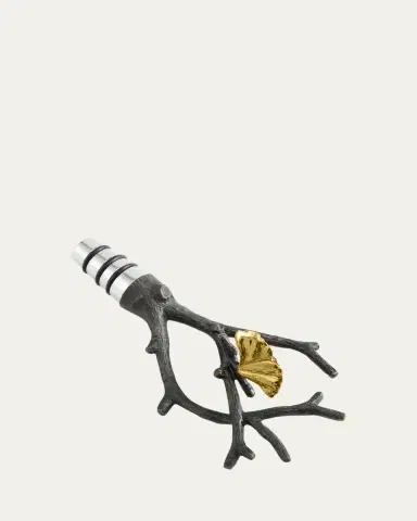 Michael Aram Butterfly Ginkgo Bottle Stopper | Thumbnail 3 Michael Aram Butterfly Ginkgo Bottle Stopper | Thumbnail 3