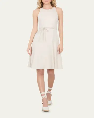 ALICE + OLIVIA Leandra Braided Belted Mini Dress | Thumbnail 2 ALICE + OLIVIA Leandra Braided Belted Mini Dress | Thumbnail 2