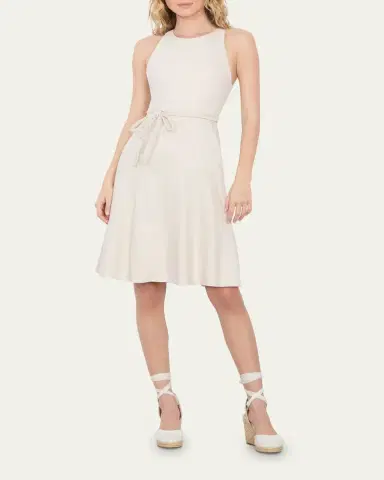 ALICE + OLIVIA Leandra Braided Belted Mini Dress | Thumbnail 4 ALICE + OLIVIA Leandra Braided Belted Mini Dress | Thumbnail 4