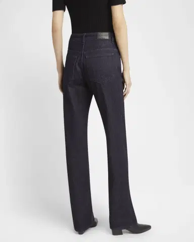 Giorgio Armani Cotton-Cashmere Denim Straight-Leg Trousers | Thumbnail 2 Giorgio Armani Cotton-Cashmere Denim Straight-Leg Trousers | Thumbnail 2