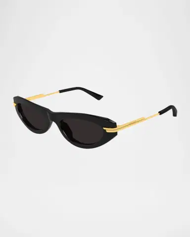 Bottega Veneta BV1368S Cat-Eye Recycled Acetate Sunglasses | Thumbnail 2 Bottega Veneta BV1368S Cat-Eye Recycled Acetate Sunglasses | Thumbnail 2