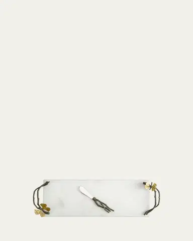 Michael Aram Butterfly Ginkgo Small Cheese Board with Knife | Thumbnail 2 Michael Aram Butterfly Ginkgo Small Cheese Board with Knife | Thumbnail 2