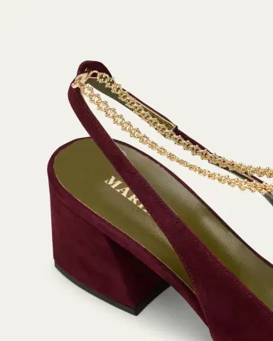 Maria Luca Ilaria Suede Slingback Anklet Pumps | Thumbnail 5 Maria Luca Ilaria Suede Slingback Anklet Pumps | Thumbnail 5
