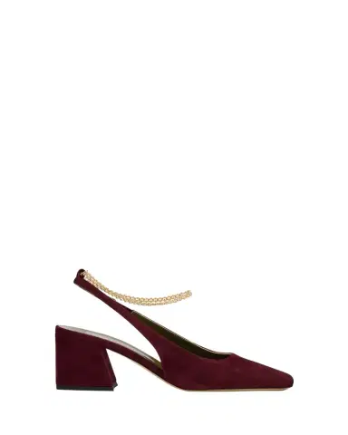 Maria Luca Ilaria Suede Slingback Anklet Pumps | Thumbnail 1 Maria Luca Ilaria Suede Slingback Anklet Pumps | Thumbnail 1