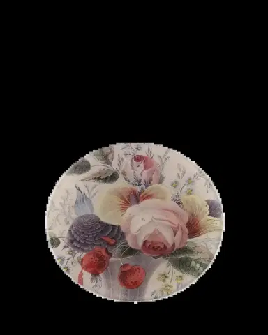 John Derian Rose Bouquet with Ant Decorative Plate | Thumbnail 2 John Derian Rose Bouquet with Ant Decorative Plate | Thumbnail 2