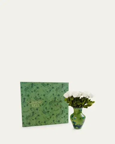 Venus ET Fleur x Ginori 1735 Eternity Roses in Ming Porcelain Vase, 20" Tall | Thumbnail 5 Venus ET Fleur x Ginori 1735 Eternity Roses in Ming Porcelain Vase, 20" Tall | Thumbnail 5