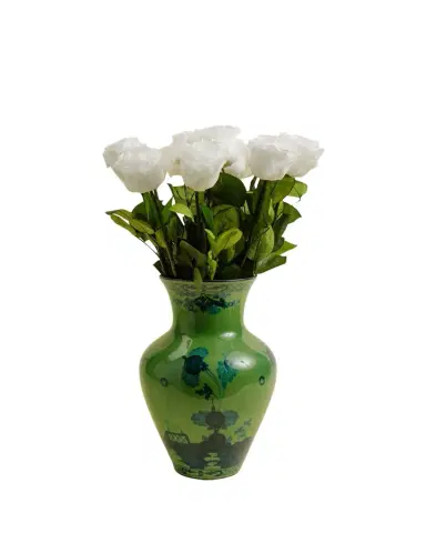 Venus ET Fleur x Ginori 1735 Eternity Roses in Ming Porcelain Vase, 20" Tall | Thumbnail 1 Venus ET Fleur x Ginori 1735 Eternity Roses in Ming Porcelain Vase, 20" Tall | Thumbnail 1