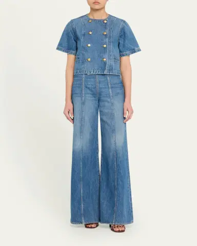 Ulla Johnson The Serge Short-Sleeve Jacket | Thumbnail 2 Ulla Johnson The Serge Short-Sleeve Jacket | Thumbnail 2