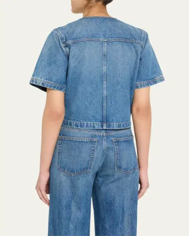 Ulla Johnson The Serge Short-Sleeve Jacket | Thumbnail 3 Ulla Johnson The Serge Short-Sleeve Jacket | Thumbnail 3