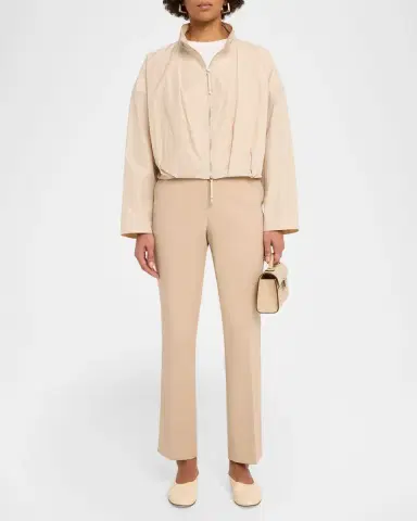 Lafayette 148 New York Manhattan Cotton Twill Cigarette Pants | Thumbnail 5 Lafayette 148 New York Manhattan Cotton Twill Cigarette Pants | Thumbnail 5