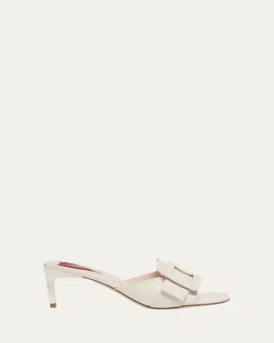 Roger Vivier Patent Leather Buckle Mule Sandals | Thumbnail 4 Roger Vivier Patent Leather Buckle Mule Sandals | Thumbnail 4