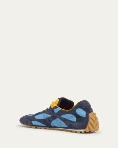 Bottega Veneta Men's Orbit Flash Suede & Nylon Low-Top Sneakers | Thumbnail 4 Bottega Veneta Men's Orbit Flash Suede & Nylon Low-Top Sneakers | Thumbnail 4