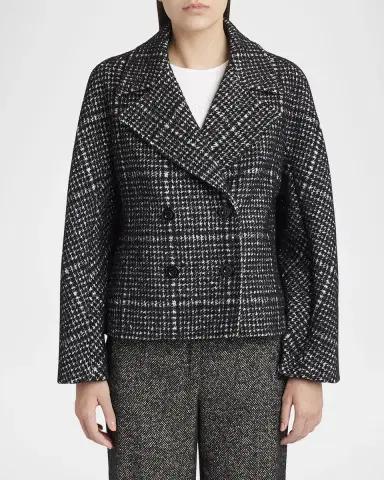 Dolce & Gabbana Check Pied Poule Double-Breasted Jacket | Thumbnail 3 Dolce & Gabbana Check Pied Poule Double-Breasted Jacket | Thumbnail 3
