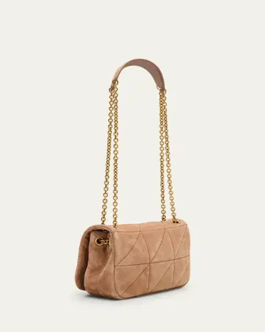 Saint Laurent Jamie 4.3 Mini YSL Chain Shoulder Bag in Quilted Suede | Thumbnail 12 Saint Laurent Jamie 4.3 Mini YSL Chain Shoulder Bag in Quilted Suede | Thumbnail 12