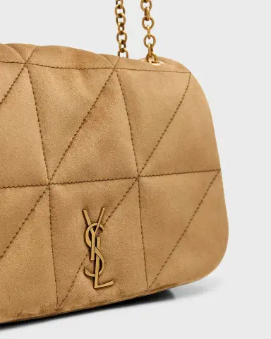 Saint Laurent Jamie 4.3 Mini YSL Chain Shoulder Bag in Quilted Suede | Thumbnail 19 Saint Laurent Jamie 4.3 Mini YSL Chain Shoulder Bag in Quilted Suede | Thumbnail 19