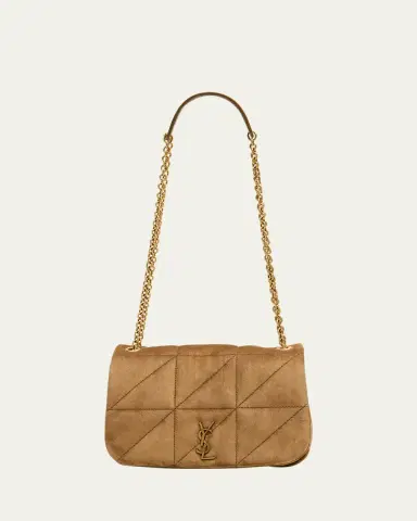 Saint Laurent Jamie 4.3 Mini YSL Chain Shoulder Bag in Quilted Suede | Thumbnail 6 Saint Laurent Jamie 4.3 Mini YSL Chain Shoulder Bag in Quilted Suede | Thumbnail 6