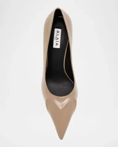 ALAÏA Patent Leather 3D Coeur Pumps | Thumbnail 3 ALAÏA Patent Leather 3D Coeur Pumps | Thumbnail 3