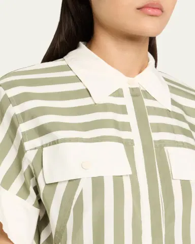 3.1 Phillip Lim Stripe Short-Sleeve Shirt Dress | Thumbnail 5 3.1 Phillip Lim Stripe Short-Sleeve Shirt Dress | Thumbnail 5