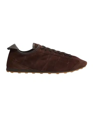 Jacquemus Men's Les Tennis Croc-Embossed Suede Sneakers | Thumbnail 1 Jacquemus Men's Les Tennis Croc-Embossed Suede Sneakers | Thumbnail 1