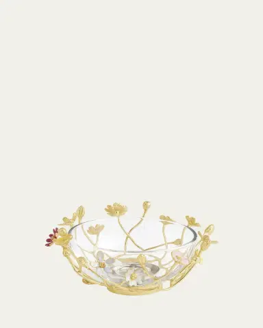 Michael Aram Wildflowers Small Glass Bowl | Thumbnail 2 Michael Aram Wildflowers Small Glass Bowl | Thumbnail 2