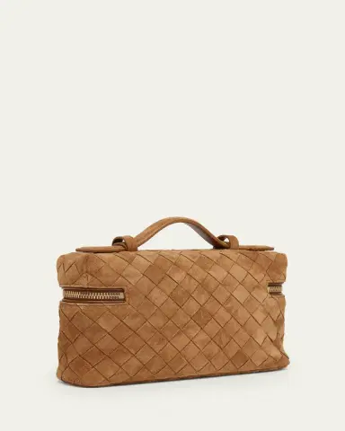 Bottega Veneta Bang Bang Vanity Intrecciato Suede Crossbody Bag | Thumbnail 3 Bottega Veneta Bang Bang Vanity Intrecciato Suede Crossbody Bag | Thumbnail 3