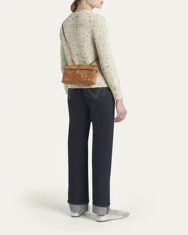 Bottega Veneta Bang Bang Vanity Intrecciato Suede Crossbody Bag | Thumbnail 5 Bottega Veneta Bang Bang Vanity Intrecciato Suede Crossbody Bag | Thumbnail 5