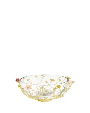 Michael Aram Wildflowers Serving Glass Bowl | Thumbnail 1 Michael Aram Wildflowers Serving Glass Bowl | Thumbnail 1