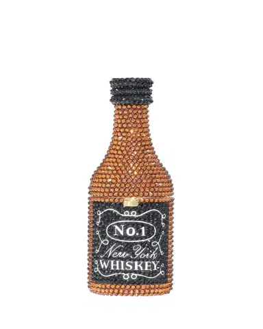 Judith Leiber Couture Mini New York Whiskey Crystal Pillbox | Thumbnail 1 Judith Leiber Couture Mini New York Whiskey Crystal Pillbox | Thumbnail 1