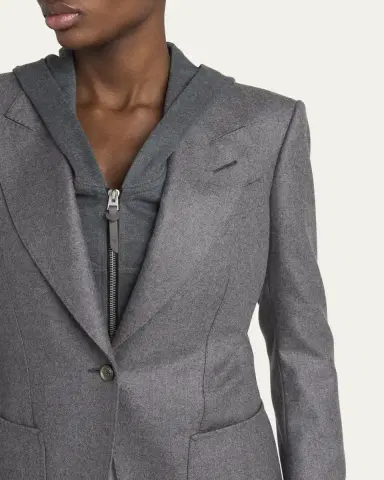 Tom Ford Cashmere Single-Breasted Blazer | Thumbnail 5 Tom Ford Cashmere Single-Breasted Blazer | Thumbnail 5
