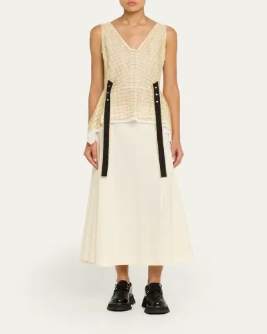 3.1 Phillip Lim Sleeveless Plaid Organza Flounce Top | Thumbnail 2 3.1 Phillip Lim Sleeveless Plaid Organza Flounce Top | Thumbnail 2