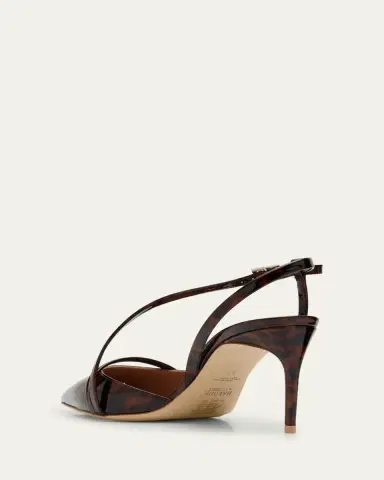 Malone Souliers Valeria Pointed-Toe Tortoise Patent Leather Pumps | Thumbnail 4 Malone Souliers Valeria Pointed-Toe Tortoise Patent Leather Pumps | Thumbnail 4