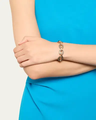 Pomellato 18K Catene Brown Diamond Link Bracelet | Thumbnail 2 Pomellato 18K Catene Brown Diamond Link Bracelet | Thumbnail 2