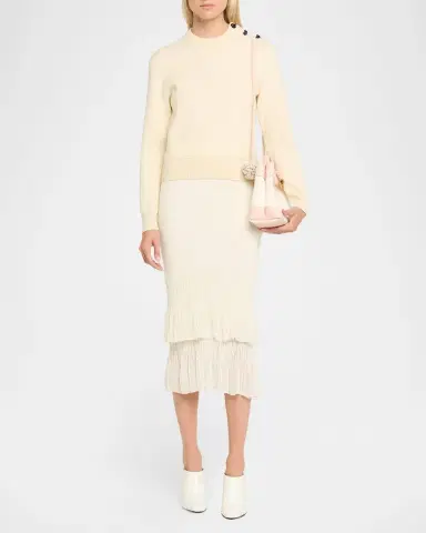 Bottega Veneta Andiamo Canvas and Nappa Small Top-Handle Bag | Thumbnail 4 Bottega Veneta Andiamo Canvas and Nappa Small Top-Handle Bag | Thumbnail 4