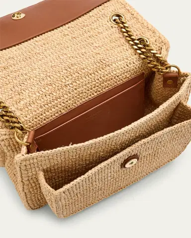 Saint Laurent Niki Medium YSL Shoulder Bag in Raffia | Thumbnail 4 Saint Laurent Niki Medium YSL Shoulder Bag in Raffia | Thumbnail 4