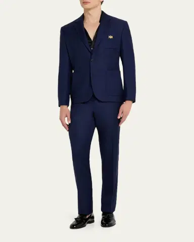 Versace Men's Wool Pants | Thumbnail 6 Versace Men's Wool Pants | Thumbnail 6