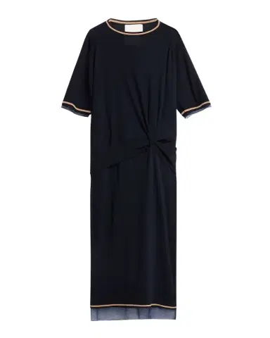 3.1 Phillip Lim Short-Sleeve Draped Wool Organza Dress | Thumbnail 1 3.1 Phillip Lim Short-Sleeve Draped Wool Organza Dress | Thumbnail 1