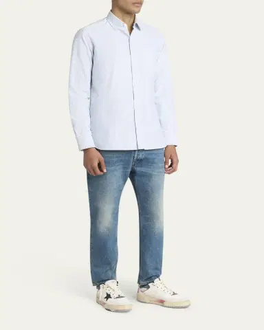 Golden Goose Men's Forty2 Leather and Suede Low-Top Sneakers | Thumbnail 3 Golden Goose Men's Forty2 Leather and Suede Low-Top Sneakers | Thumbnail 3