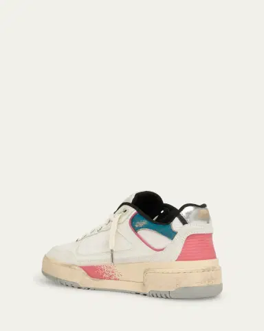 Golden Goose Men's Forty2 Leather and Suede Low-Top Sneakers | Thumbnail 4 Golden Goose Men's Forty2 Leather and Suede Low-Top Sneakers | Thumbnail 4