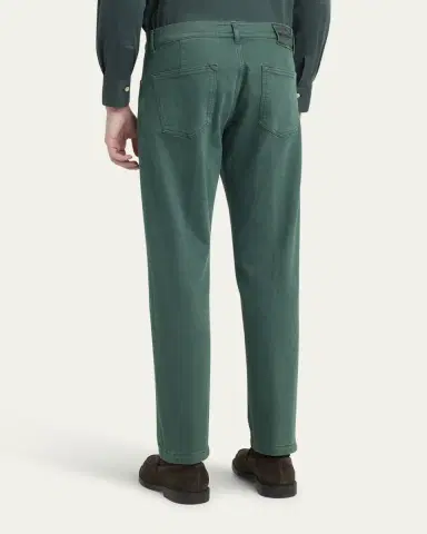 Kiton Men's Cotton Stretch Slim Five-Pocket Pants | Thumbnail 3 Kiton Men's Cotton Stretch Slim Five-Pocket Pants | Thumbnail 3