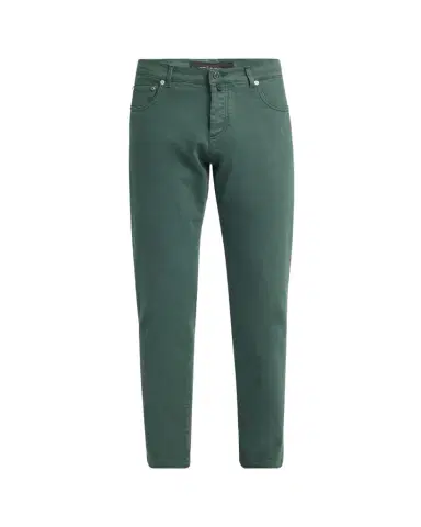 Kiton Men's Cotton Stretch Slim Five-Pocket Pants | Thumbnail 1 Kiton Men's Cotton Stretch Slim Five-Pocket Pants | Thumbnail 1