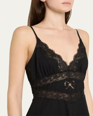 LoveShackFancy Catryn Lace-Trim Midi Dress | Thumbnail 5 LoveShackFancy Catryn Lace-Trim Midi Dress | Thumbnail 5