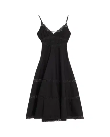 LoveShackFancy Catryn Lace-Trim Midi Dress | Thumbnail 1 LoveShackFancy Catryn Lace-Trim Midi Dress | Thumbnail 1