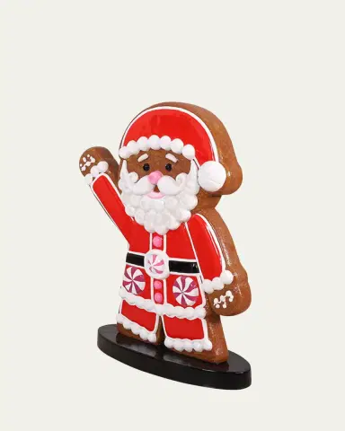 Universal Statues Mr. Santa the Gingerbread Figurine | Thumbnail 2 Universal Statues Mr. Santa the Gingerbread Figurine | Thumbnail 2