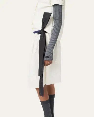Miu Miu Embroidered Batiste Knee-Length Skirt | Thumbnail 2 Miu Miu Embroidered Batiste Knee-Length Skirt | Thumbnail 2