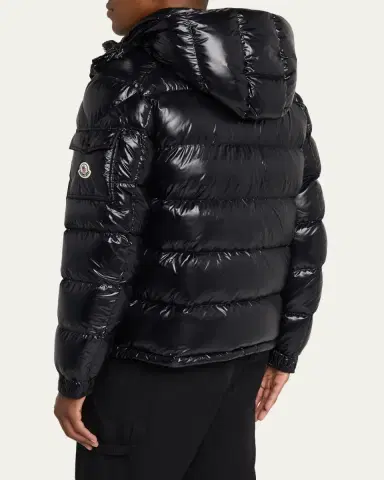 Moncler Men's Maya Hooded Short Down Puffer Jacket | Thumbnail 3 Moncler Men's Maya Hooded Short Down Puffer Jacket | Thumbnail 3