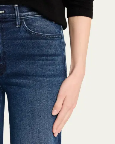 Mother The Hustler Roller Sneak Jeans | Thumbnail 9 Mother The Hustler Roller Sneak Jeans | Thumbnail 9