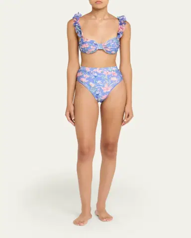 PatBo Amaryllis High-Waist Bikini Bottoms | Thumbnail 2 PatBo Amaryllis High-Waist Bikini Bottoms | Thumbnail 2