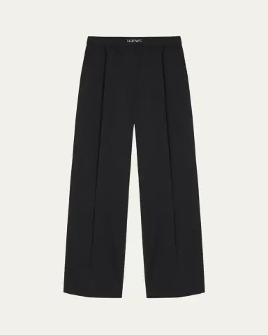 Loewe Logo Waistband Wide-Leg Trousers | Thumbnail 4 Loewe Logo Waistband Wide-Leg Trousers | Thumbnail 4